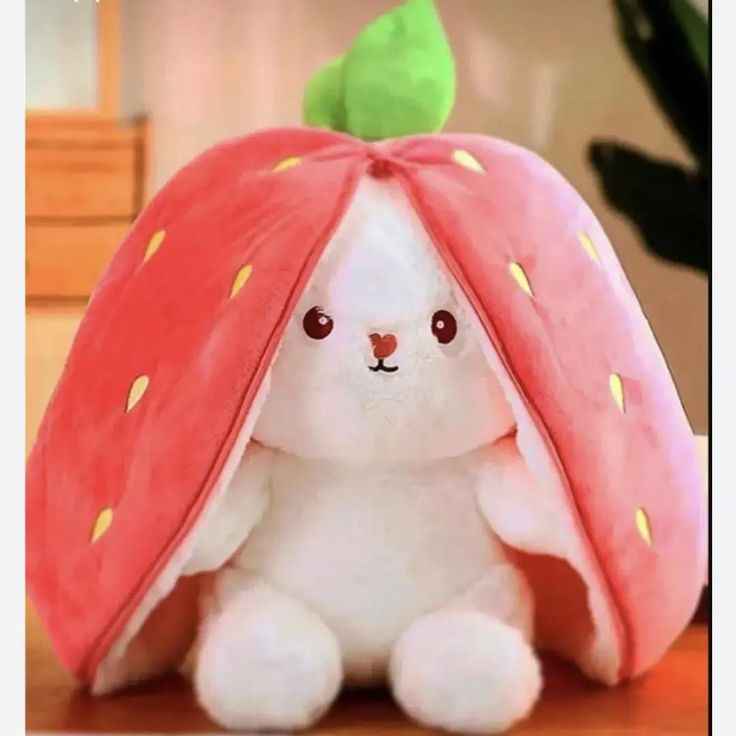 Strawberry Plush Bear –